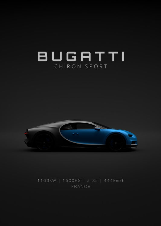 Bugatti Chiron Sport - Blue