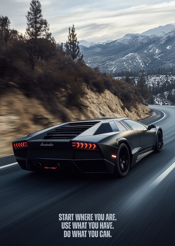 Lamborghini Reventón: Mountain