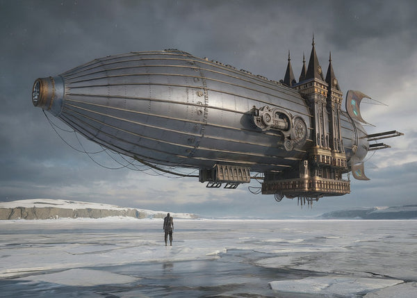 Steampunk Zeppelin Airship