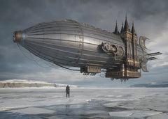 Steampunk Zeppelin Airship