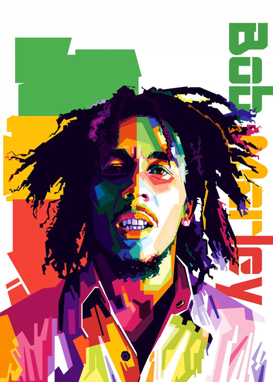 Bob Marley WPAP Popart