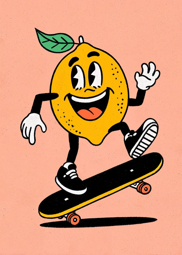 Skater Lemon VibesA cheerful