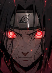Red eyes Itachi Uchiha, Naruto
