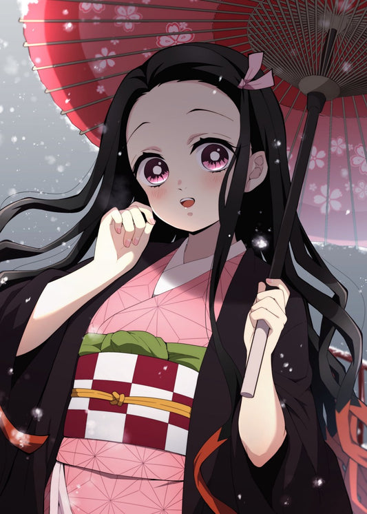 Nezuko Red Umbrella 