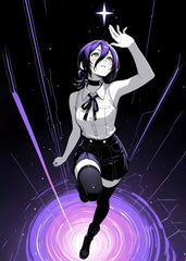 Reze Neon Glow Style, Chainsaw Man