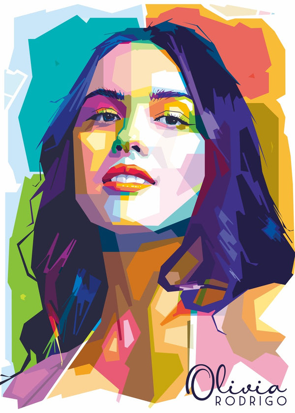 Olivia Rodrigo WPAP Popart