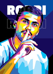 Rodri in WPAP Style