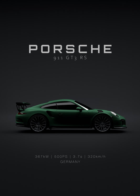 2016 Porsche GT3 RS Green