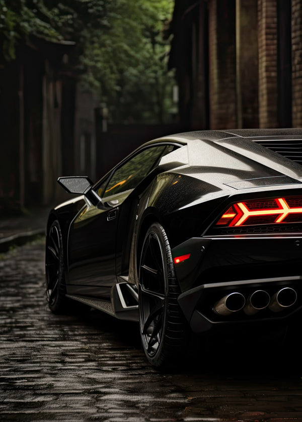 Sleek Back Lamborghini Huracan