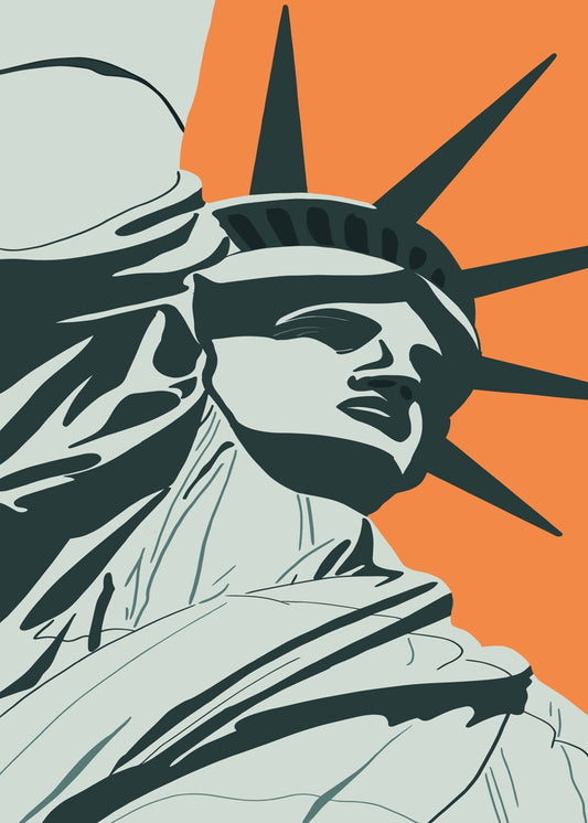 Liberty Statue Pop Art