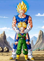 vegeta x trunks