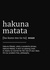 Hakuna matata definition 