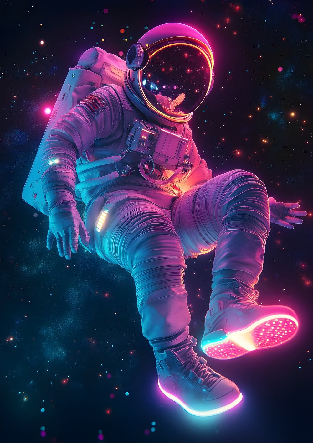 Neon Astronaut