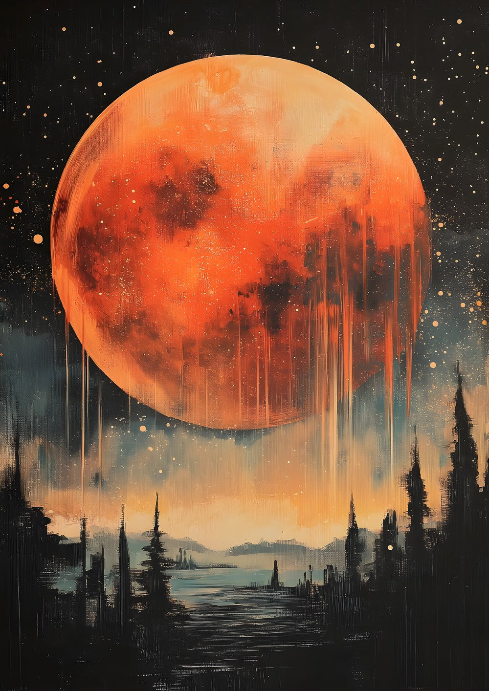 The Red Moon's Silence