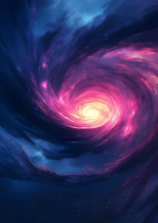 Purple Cosmic Swirl