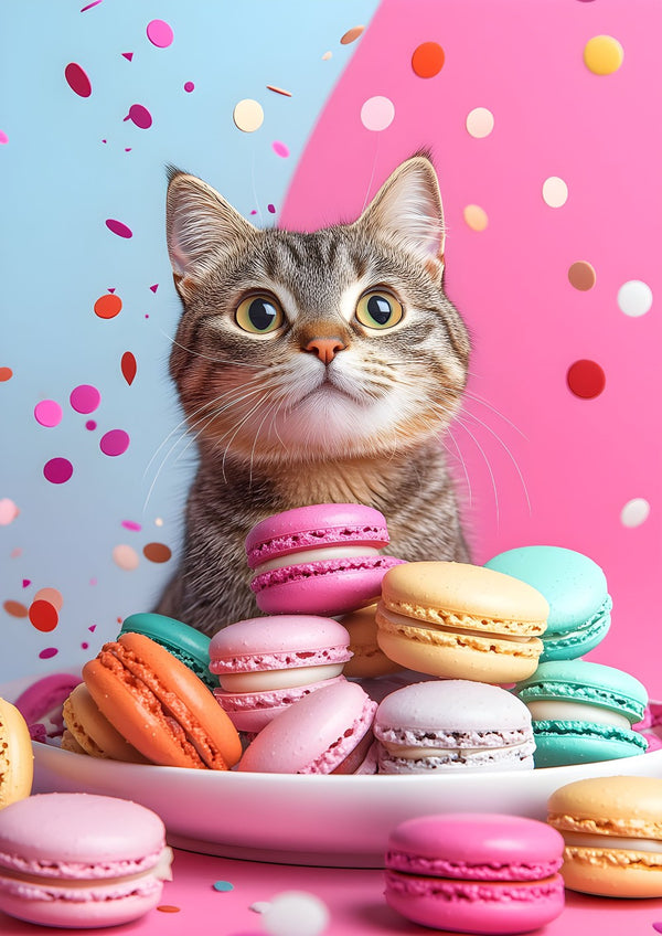 Kitten and Macaroon