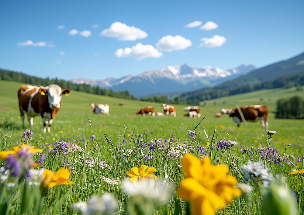 Mountains and grasslands