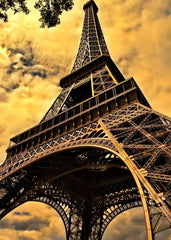 Eiffel Tower under the Parisian Sky