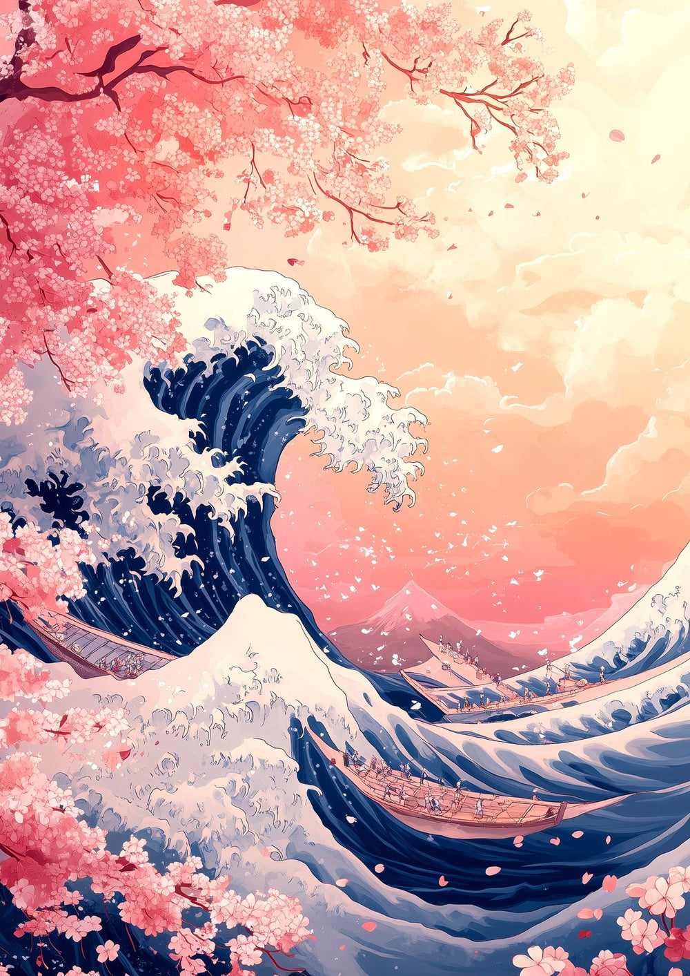 Springtime Kanagawa Wave