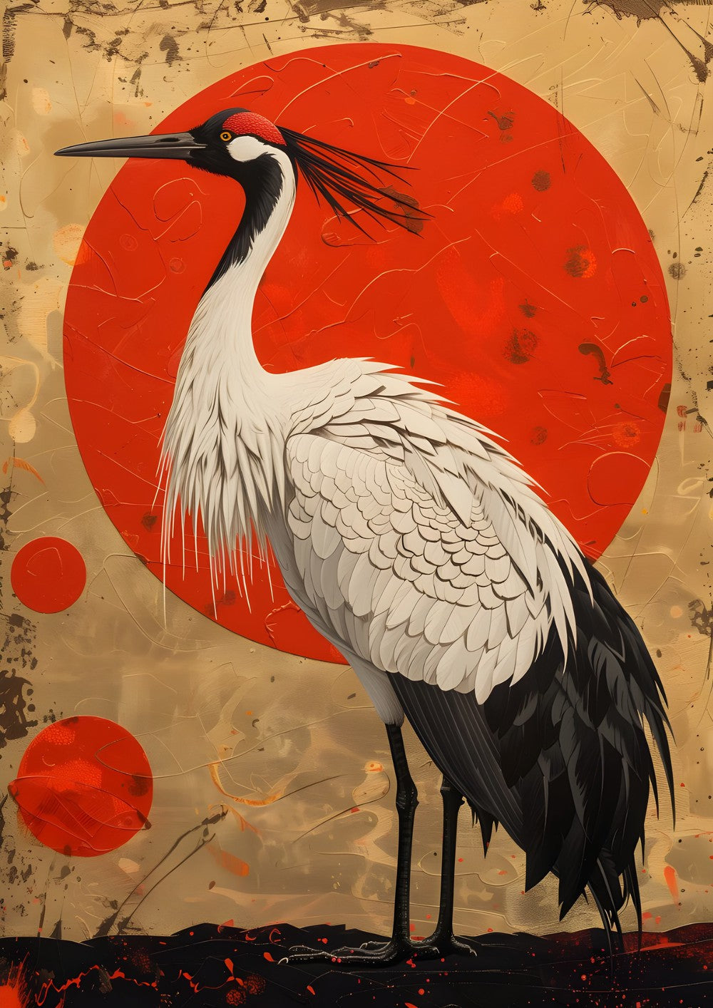 Traditional Japanese Crane Art