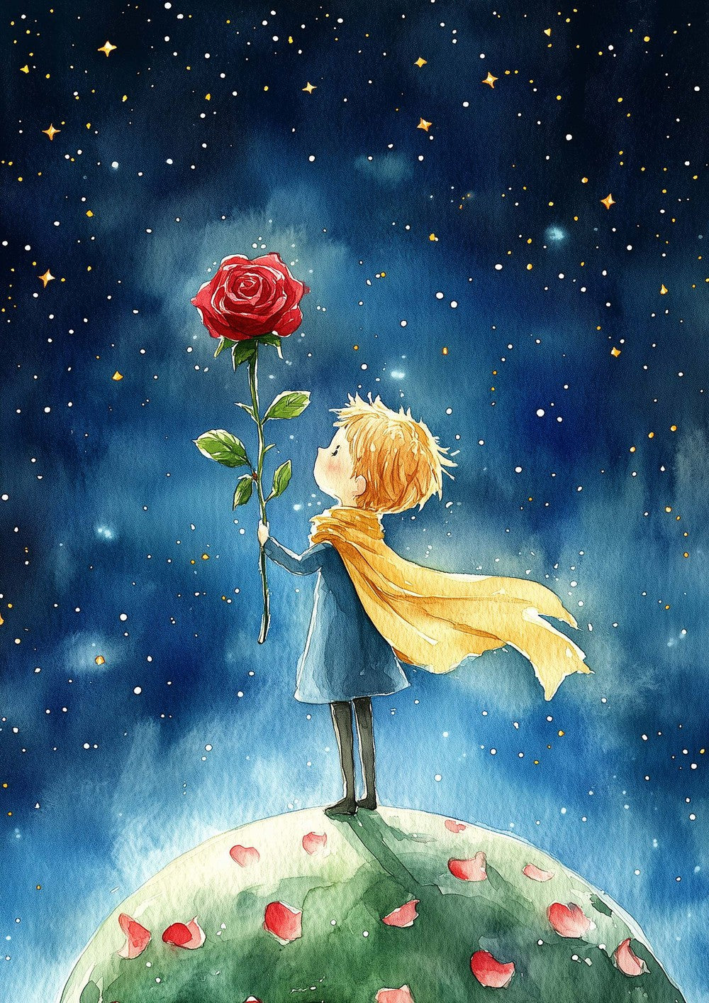 The Little Prince and His Rose