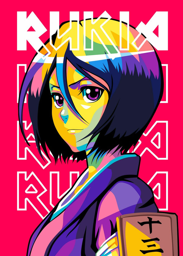 Rukia Kuchiki in WPAP Style