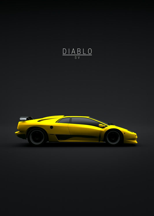 1997 Lamborghini Diablo SV Yel