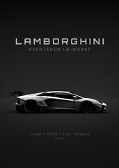 Lamborghini Aventador LBW Whit