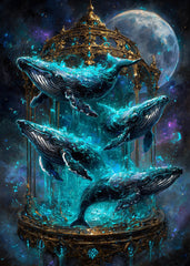 Celestial Whales in Liquid Moo