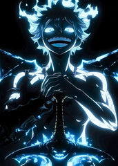 Asta Black Clover Neon