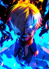 Sanji Burning Aura