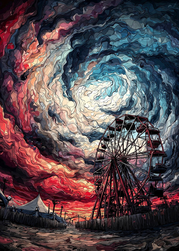 Storm Carnival Ferris Wheel