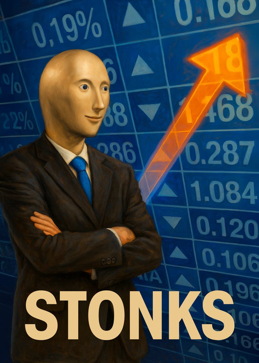 Stonks Meme Crypto Man