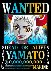 One Piece YAMATO Wanted Poster