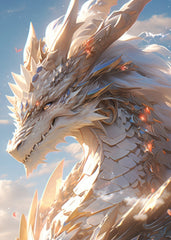 White Dragon fantasy 