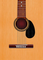 Acoustic Guitar Wood Art