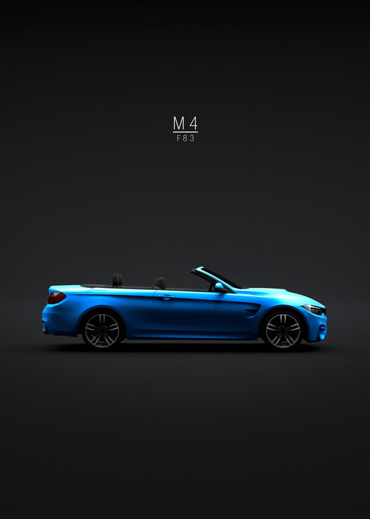 BMW 4-series F83 cabrio blue