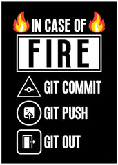 In Case Of Fire Git Commit Git