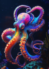 Colorful Octopus 