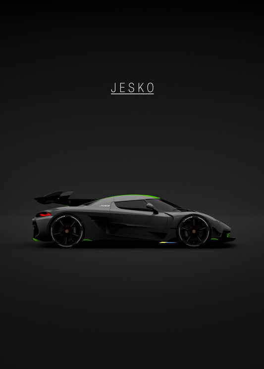 Koenigsegg Jesko Grey