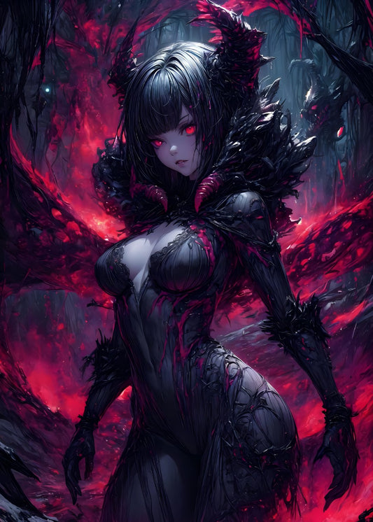 Enigmatic Dark Enchantress