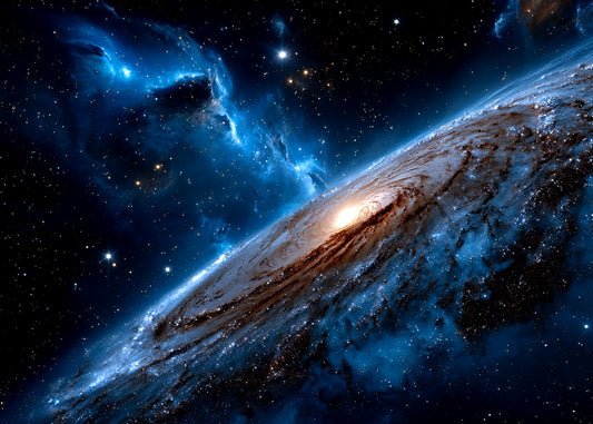 Vibrant Spiral Galaxy