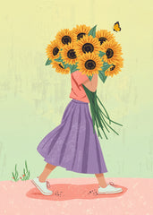 Walking sunflowers