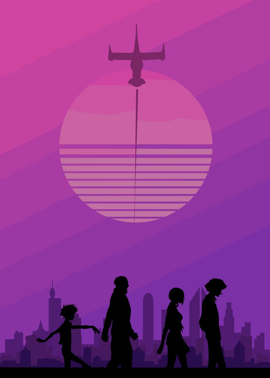 Cowboy Bebop Sunset Retro