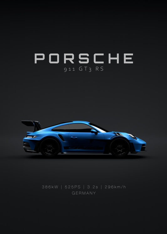 Porsche GT3 RS 2022 Shark Blue