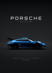 Porsche GT3 RS 2022 Shark Blue