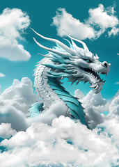 Fantasy White Dragon