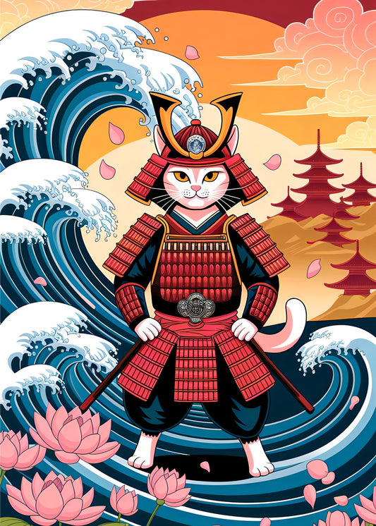 Samurai Cat Japanese