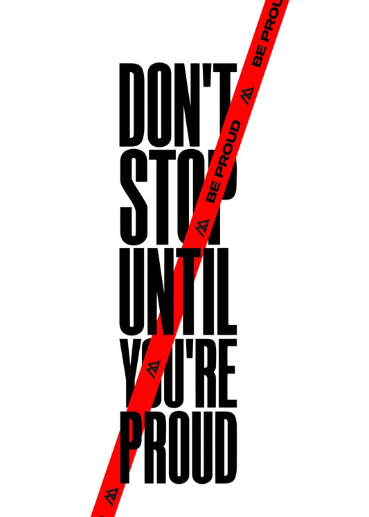 typography proud