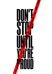 typography proud